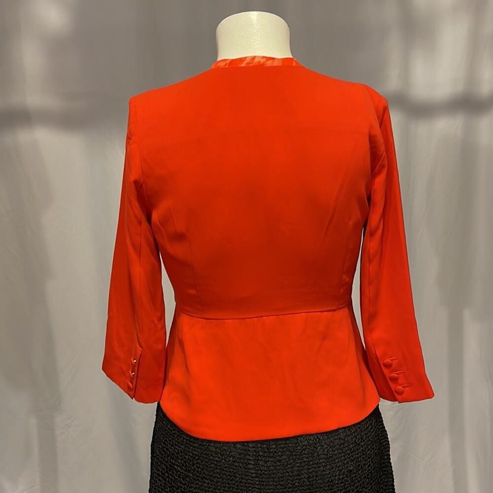 CAbi  Style #216 Jane Jacket Peplum Orange BNWOT - Picture 3 of 12